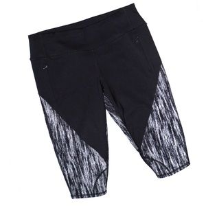 Zella cropped leggings with mesh detail NWT L